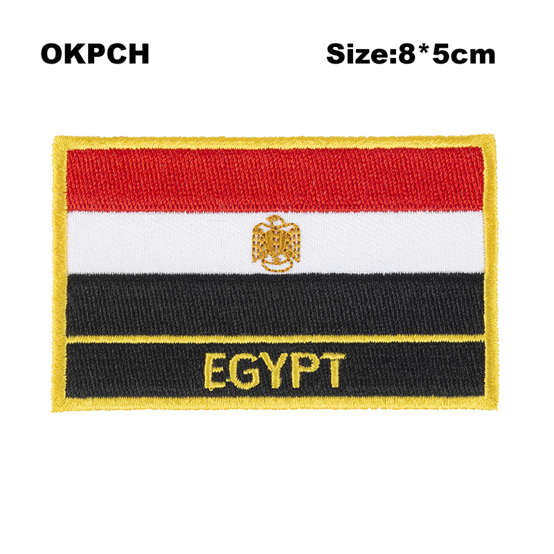 Embroidery In Egypt - แพทช์เย็บปักถักร้อยธงอียิปต์เหล็กบนเลื่อยบนแพทช์โอนการใช้งานเย็บผ้าสําหรับเสื้อผ้าในบ้านและสวน