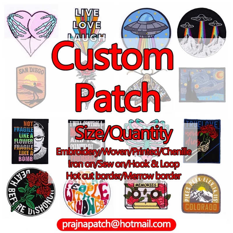 แพทช์เย็บปักถักร้อยที่ปรับแต่ง - Embroidery Name Designs บทวิจารณ์และราคา