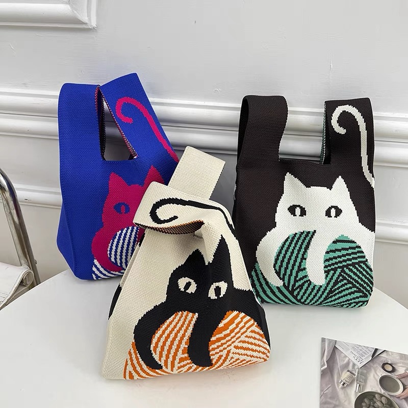 สตรี Knot กระเป๋าแบบพกพา Mini  - Embroidery Knot บทวิจารณ์และราคา