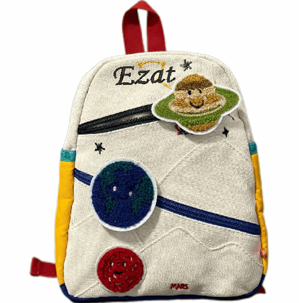 กระเป๋าเป้สะพายหลัง Planet ส่ว - Embroidery Name Designs บทวิจารณ์และราคา