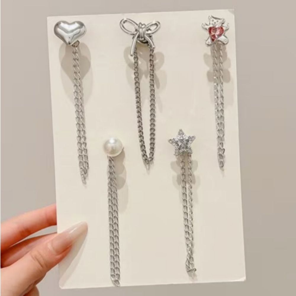 กิ๊บติดกางเกงแบบหลายชั้นรูปโบว - Embroidery Knot บทวิจารณ์และราคา