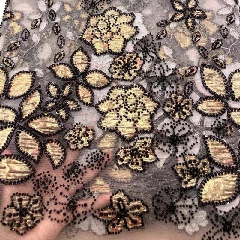 ผ้าลูกไม้ปักลายฝรั่งเศสสุดหรู  - Embroidery Ai บทวิจารณ์และราคา