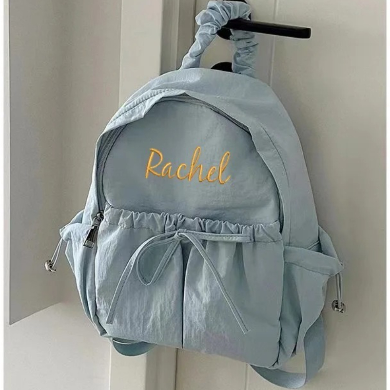 กระเป๋าเป้แบบมีเชือกผูก ชื่อส่ - Embroidery Name Designs บทวิจารณ์และราคา