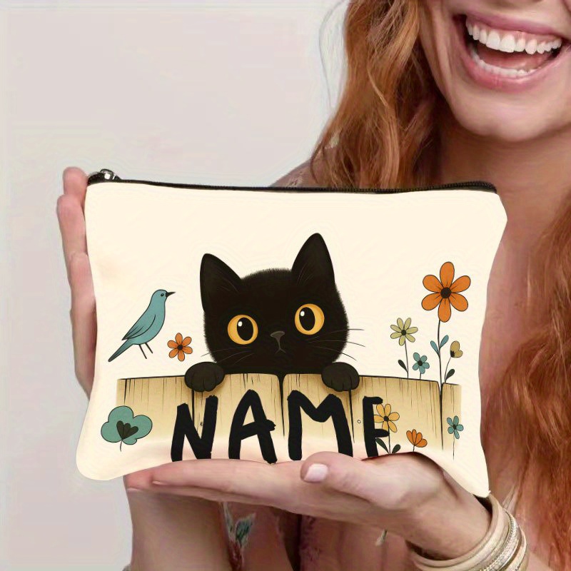 กระเป๋าเครื่องสำอางแบบปรับแต่ง - Embroidery Name Designs บทวิจารณ์และราคา
