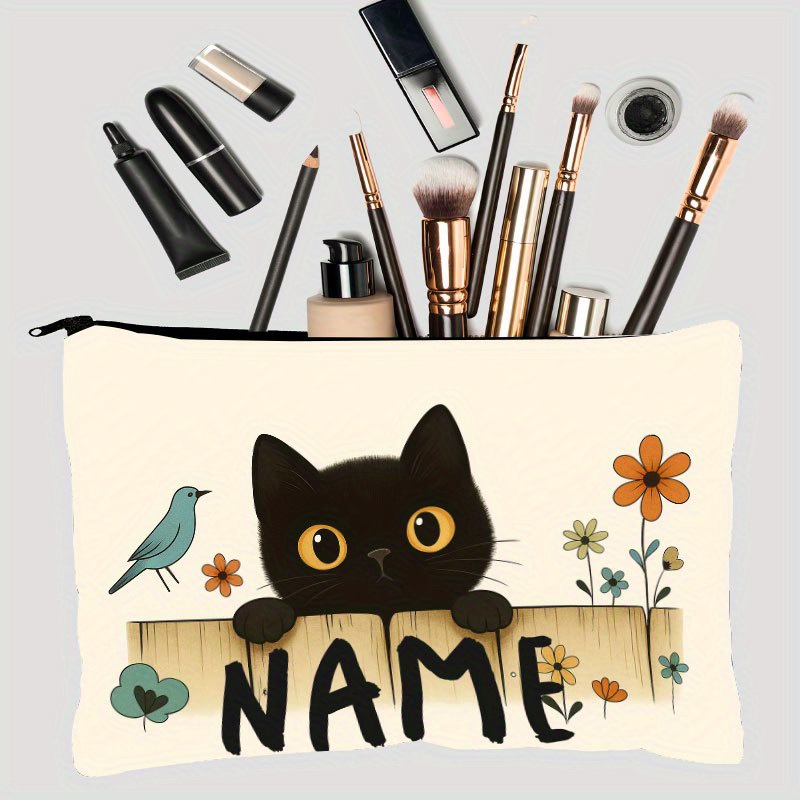 กระเป๋าเครื่องสำอางแบบปรับแต่ง - Embroidery Name Designs บทวิจารณ์และราคา