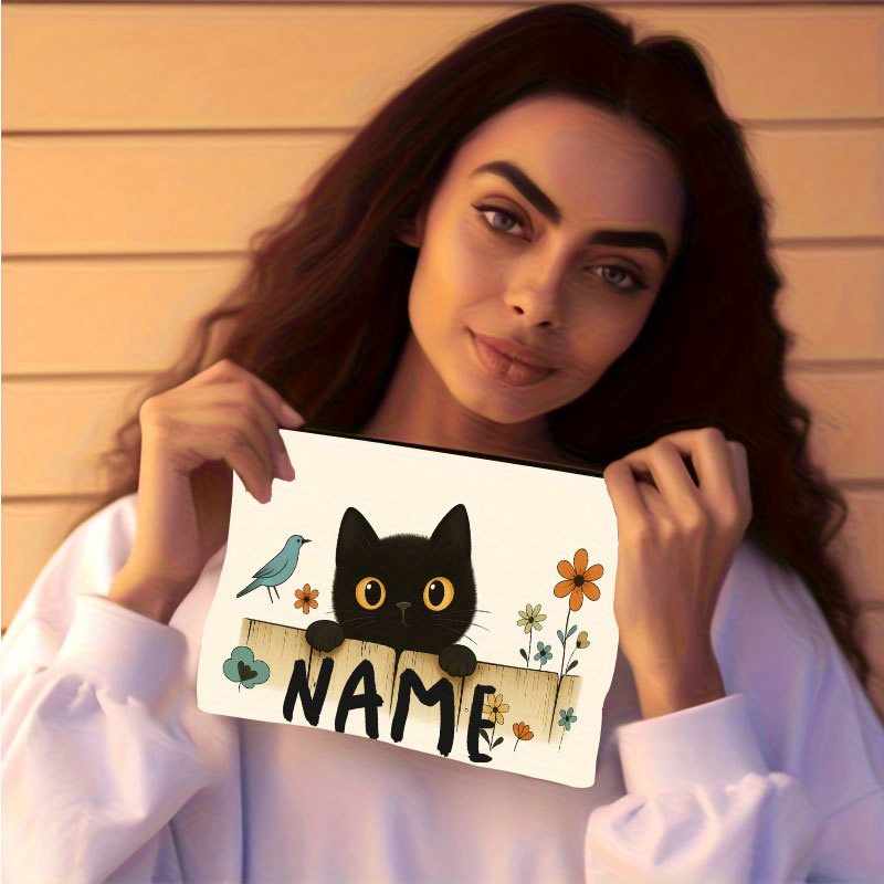 กระเป๋าเครื่องสำอางแบบปรับแต่ง - Embroidery Name Designs บทวิจารณ์และราคา
