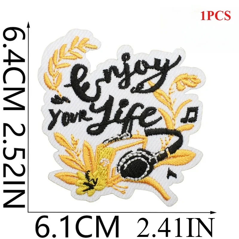 สติกเกอร์ผ้าปักลายพลังบวก ตกแต - Embroidery Ai บทวิจารณ์และราคา