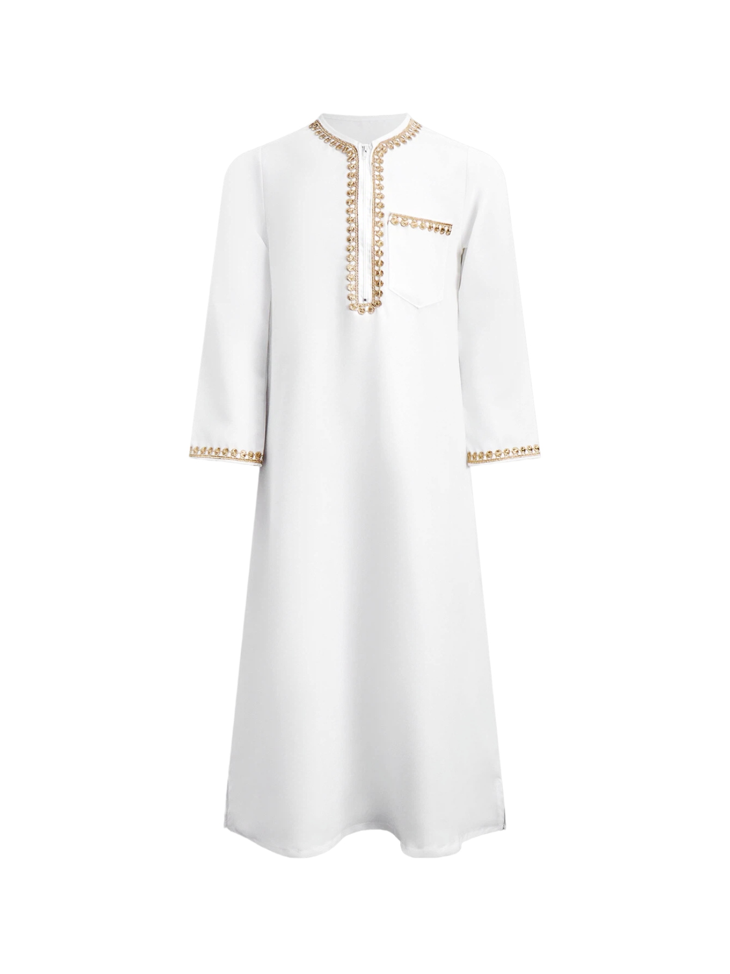 ชุดเด็กผู้ชายแบบอาหรับ โทบ สีข - Embroidery Gold บทวิจารณ์และราคา