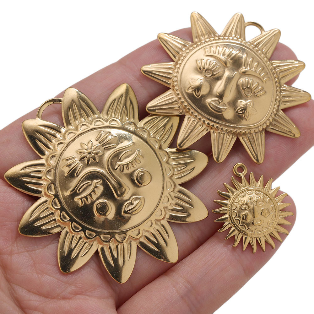 จี้ทอง PVD 5 ชิ้น สแตนเลสสตีล  - Embroidery Gold บทวิจารณ์และราคา