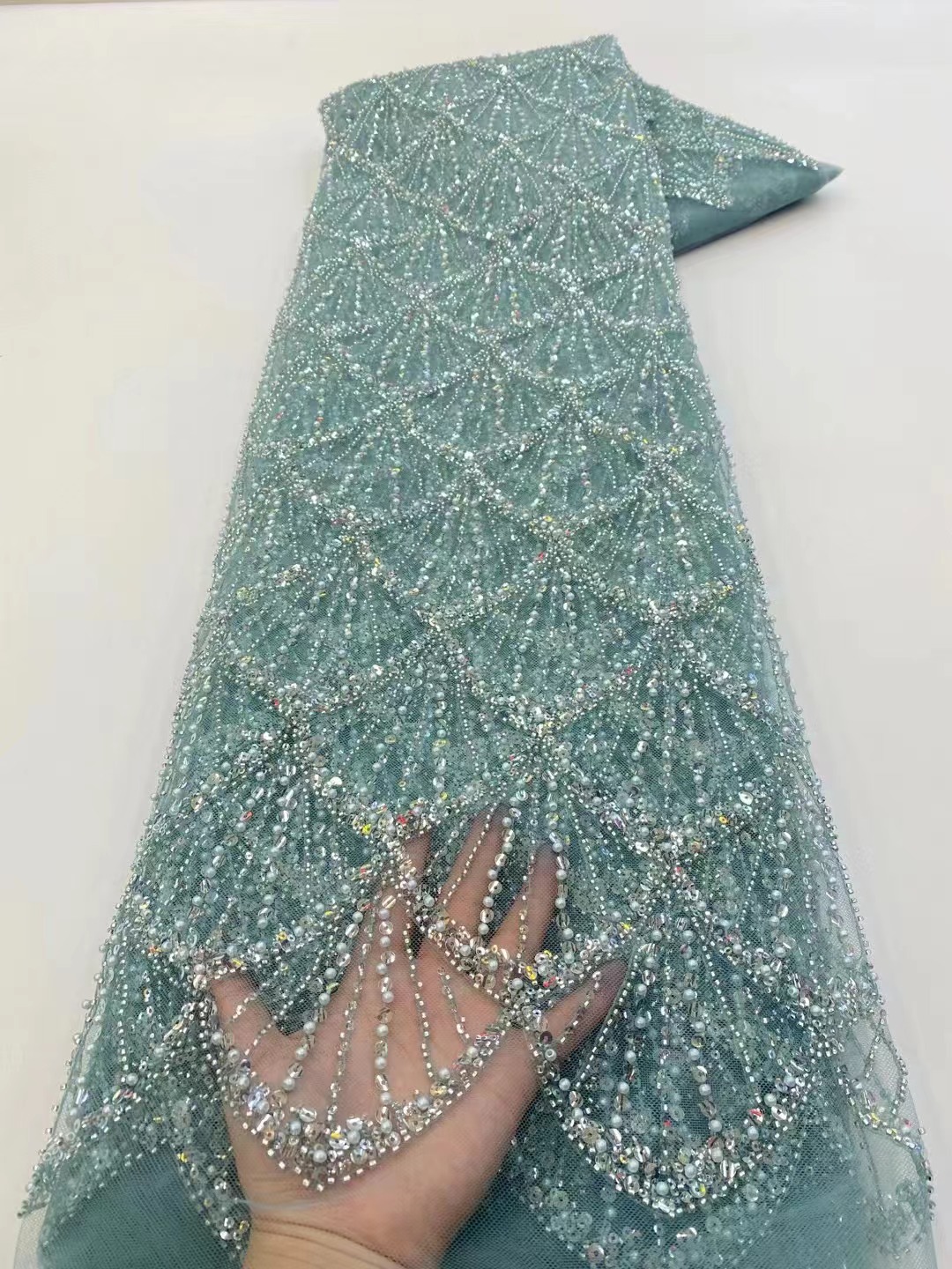 ผ้าลูกไม้ทูลล์แอฟริกัน 2026 ผ้ - Embroidery Net Fabric บทวิจารณ์และราคา