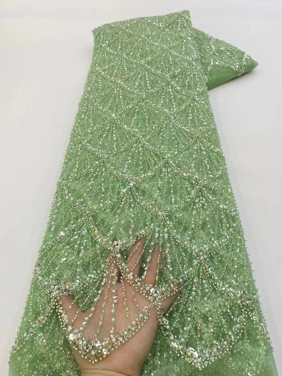 ผ้าลูกไม้ทูลล์แอฟริกัน 2026 ผ้ - Embroidery Net Fabric บทวิจารณ์และราคา