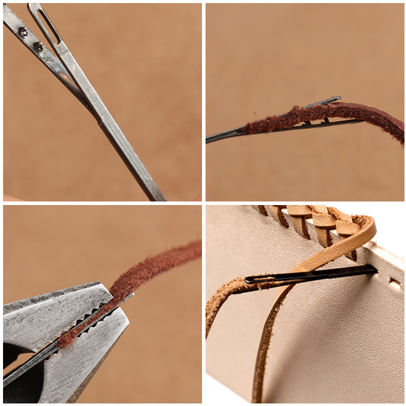 ด้ายหนังเข็มเชือกหนังเข็มด้ายห - Embroidery Knot บทวิจารณ์และราคา