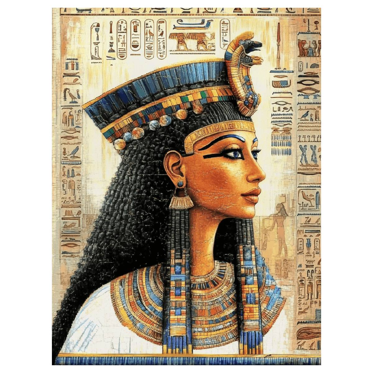 ชุดเย็บปักครอสติชลายราชินีแห่ง - Embroidery In Egypt บทวิจารณ์และราคา