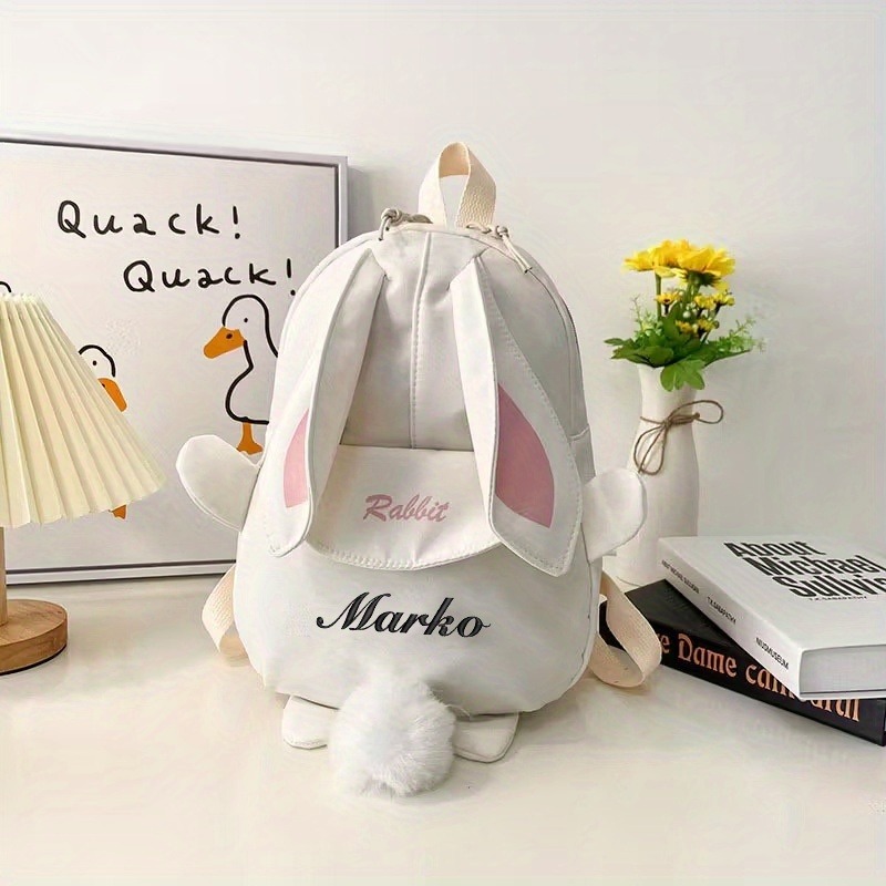 กระเป๋าเป้กระต่ายแบบกำหนดชื่อไ - Embroidery Name Designs บทวิจารณ์และราคา