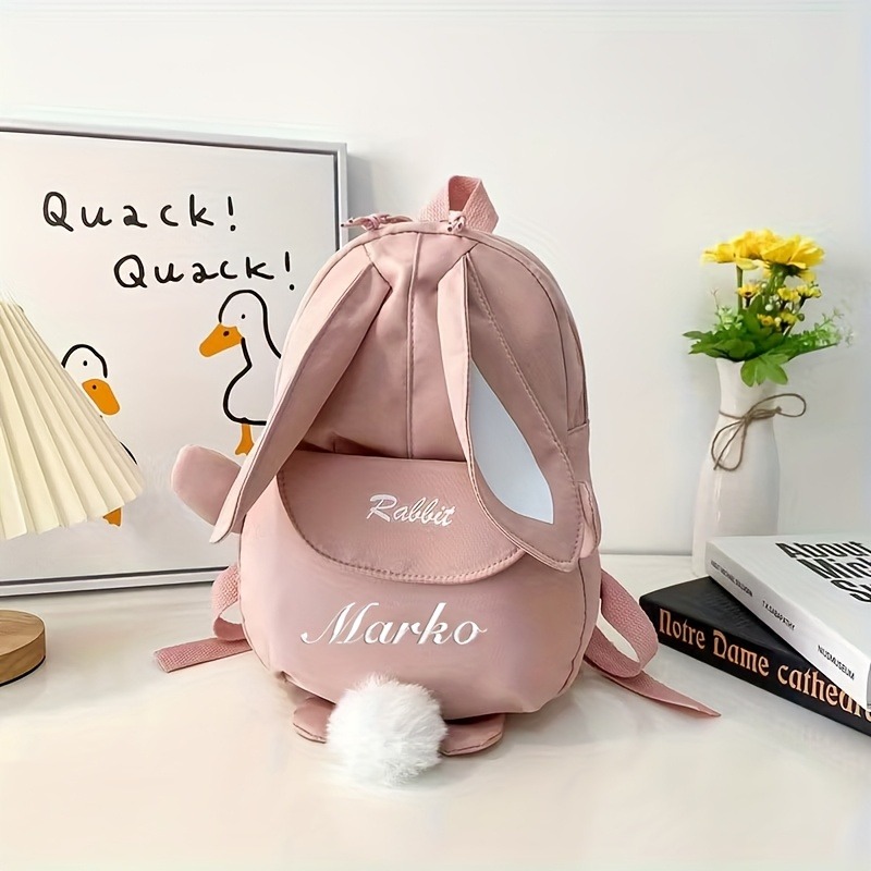 กระเป๋าเป้กระต่ายแบบกำหนดชื่อไ - Embroidery Name Designs บทวิจารณ์และราคา