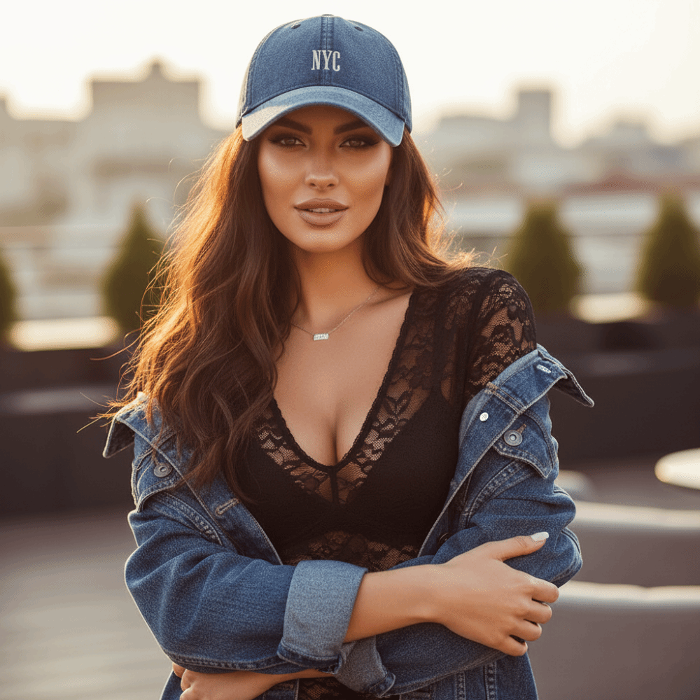 แฟชั่นลำลอง NYC หมวกเบสบอลปักล - Embroidery Nyc บทวิจารณ์และราคา