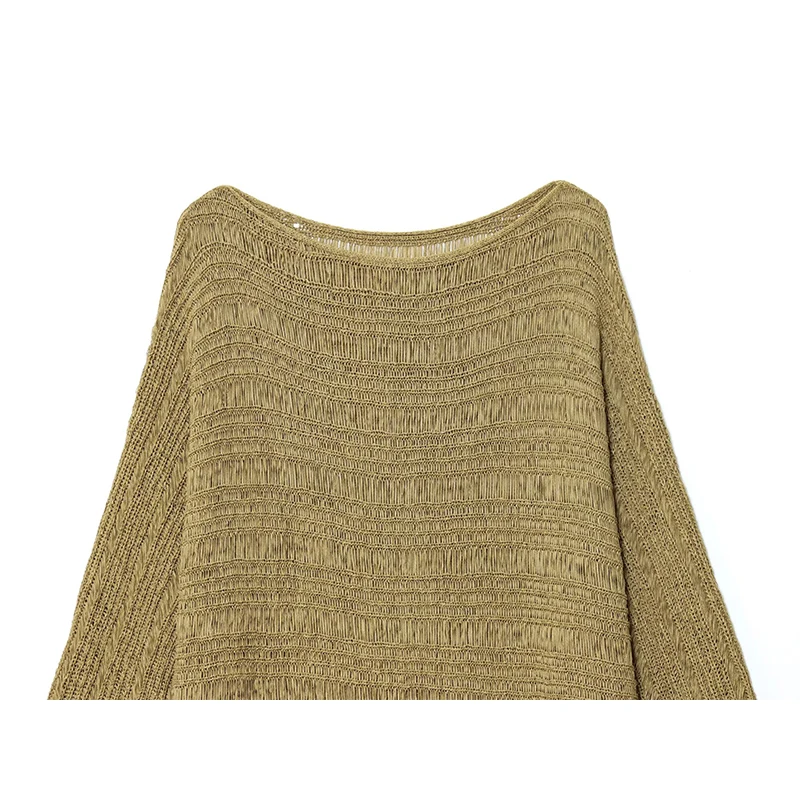 เสื้อสเวตเตอร์ถักคอเรือสไตล์วิ - Embroidery Knit บทวิจารณ์และราคา