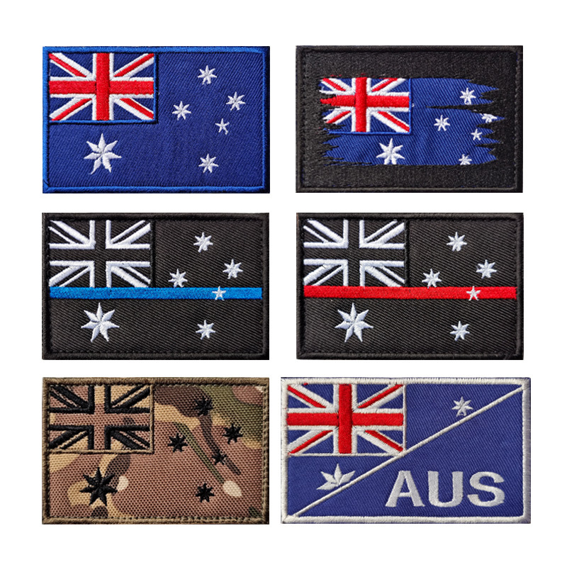 ธงออสเตรเลียแผ่นสะท้อนแสง IR แ - Embroidery In Australia บทวิจารณ์และราคา