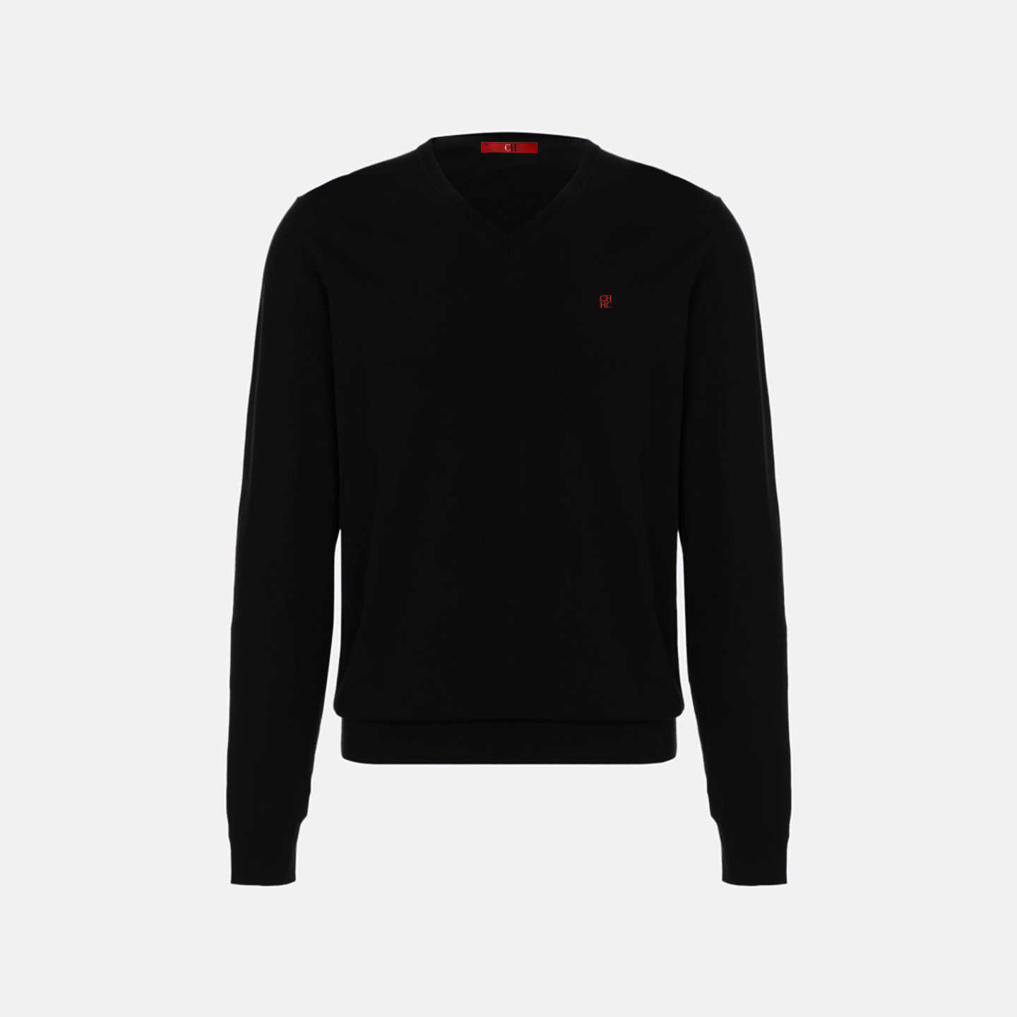 เสื้อสเวตเตอร์คอวีทรงเข้ารูป แ - Embroidery Font บทวิจารณ์และราคา