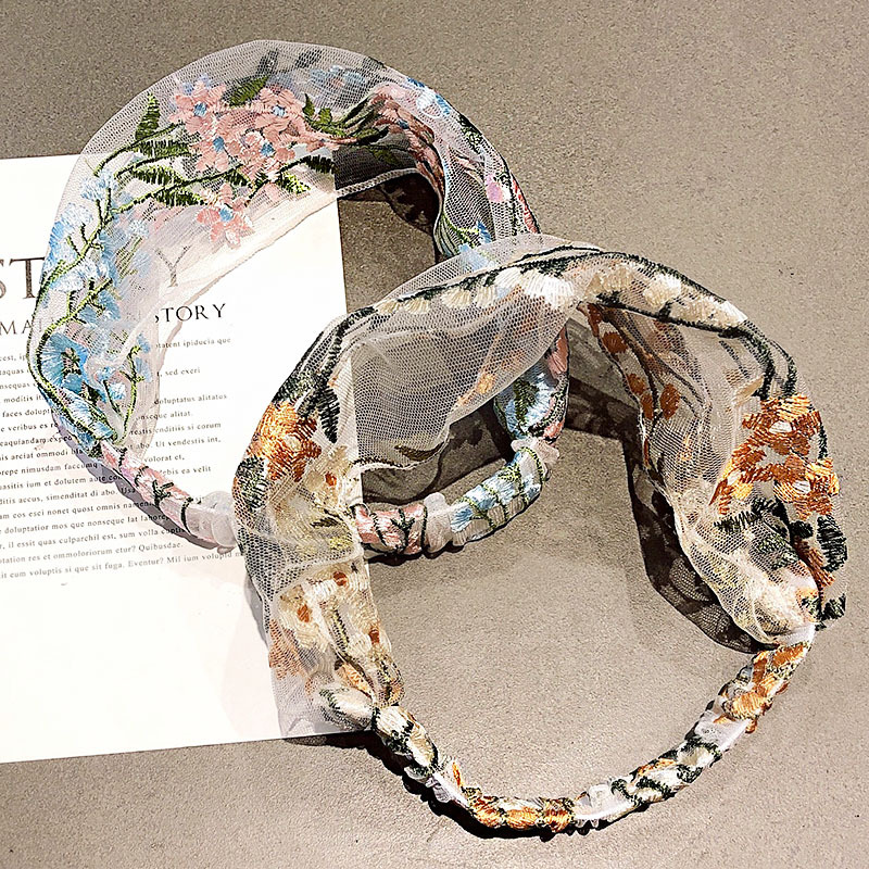 หญิงชาติพันธุ์ Hairbands Elast - Embroidery Knot บทวิจารณ์และราคา