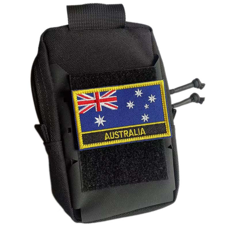 Australian Flag Patch ผ้าเย็บป - Embroidery In Australia บทวิจารณ์และราคา