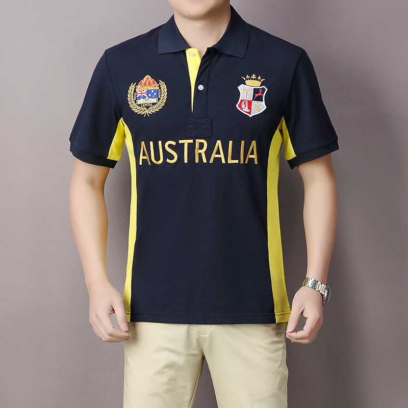 เสื้อโปโลชาย ออสเตรเลีย รอยัล  - Embroidery In Australia บทวิจารณ์และราคา