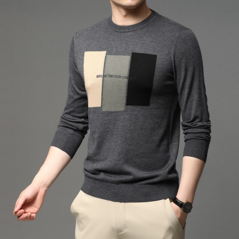 เสื้อสเวตเตอร์ถักผ้าแจ็คการ์ดข - Embroidery Font บทวิจารณ์และราคา