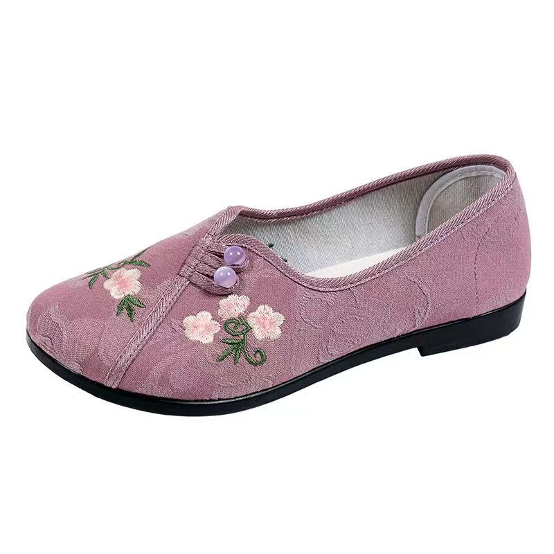 รองเท้าผู้หญิงสไตล์จีน พื้นเรี - Embroidery Shoes บทวิจารณ์และราคา