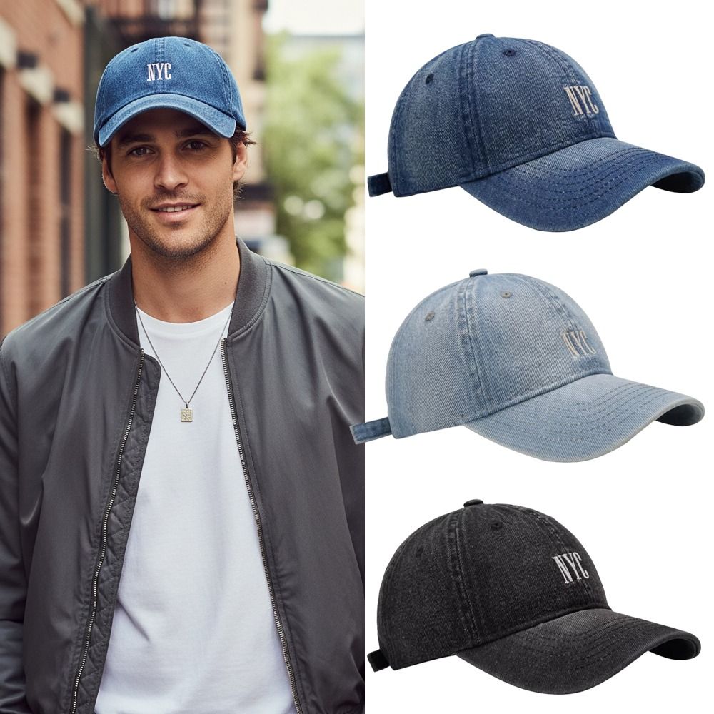 แฟชั่นลำลอง NYC หมวกเบสบอลปักล - Embroidery Nyc บทวิจารณ์และราคา
