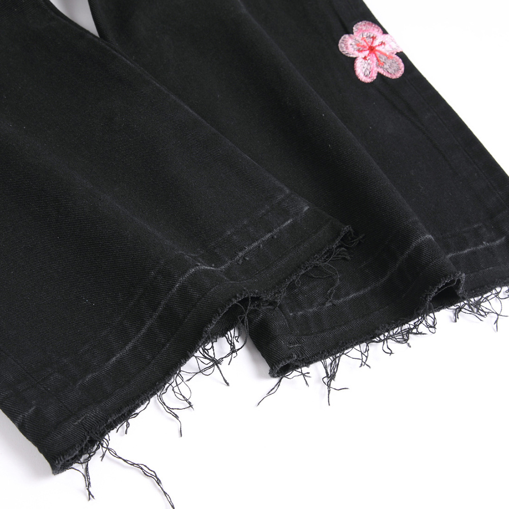 ผู้ชาย SAKURA เย็บปักถักร้อย D - Embroidery Jeans Sakura บทวิจารณ์และราคา