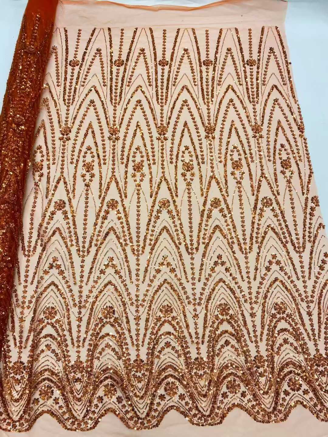 ผ้าลูกไม้ทูลล์ปักเลื่อมคุณภาพส - Embroidery Net Fabric บทวิจารณ์และราคา