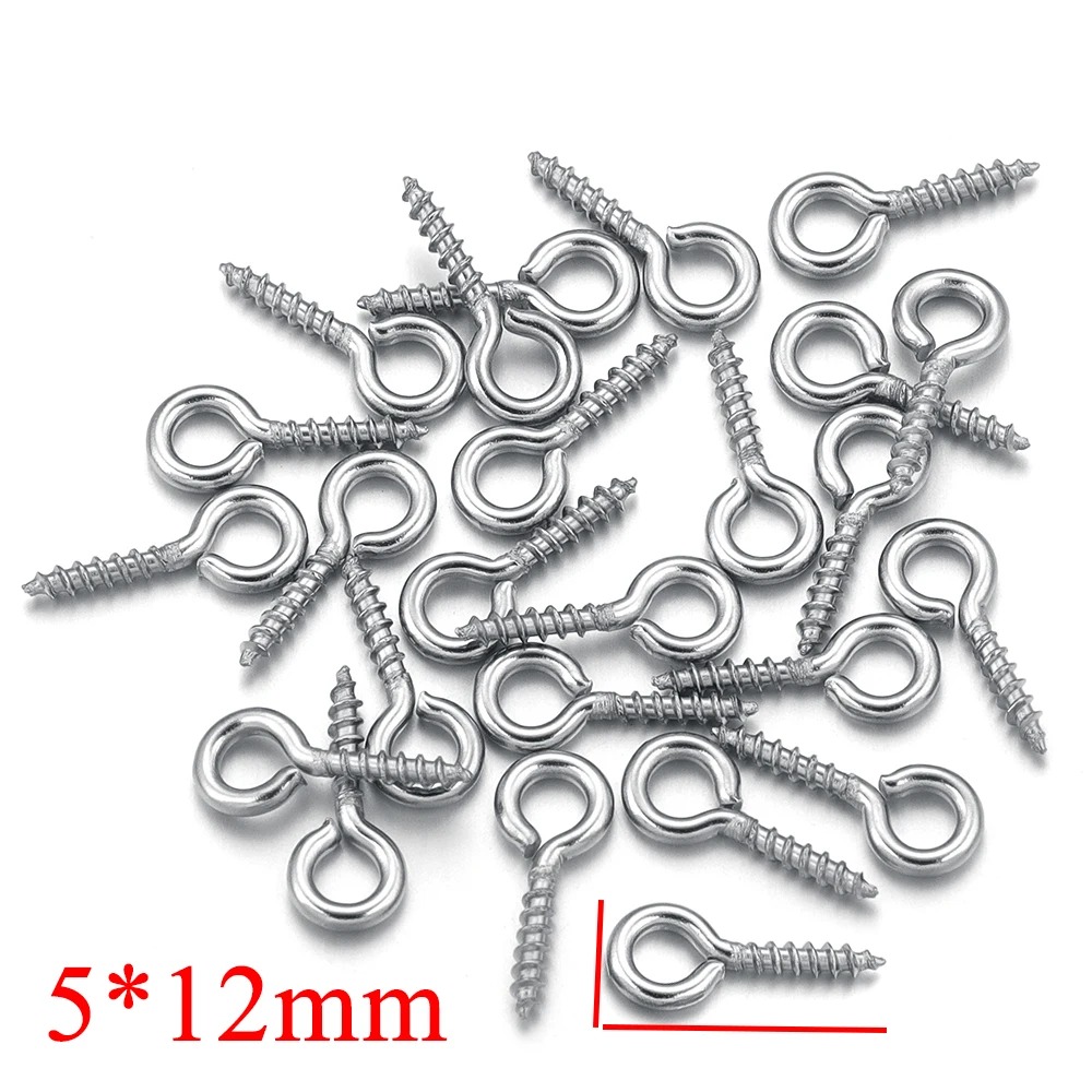 100 ชิ้น/ล็อตสแตนเลสมินิสกรู P - Embroidery Knot บทวิจารณ์และราคา