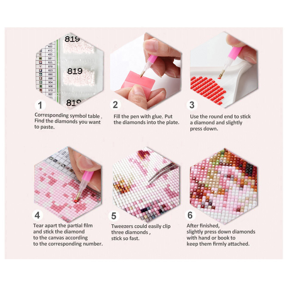 DIY เพชรจิตรกรรมชุดคอลเลกชันให - Embroidery In Egypt บทวิจารณ์และราคา