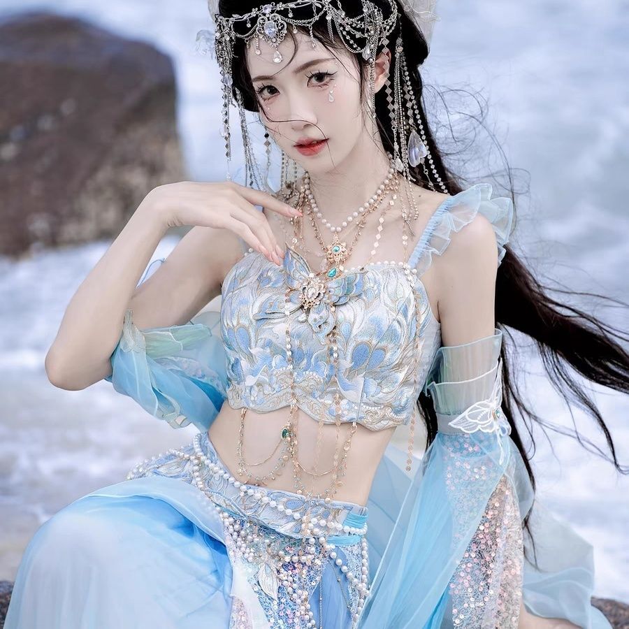 ชุดคอสเพลย์นางเงือกสไตล์แปลกให - Embroidery Style บทวิจารณ์และราคา