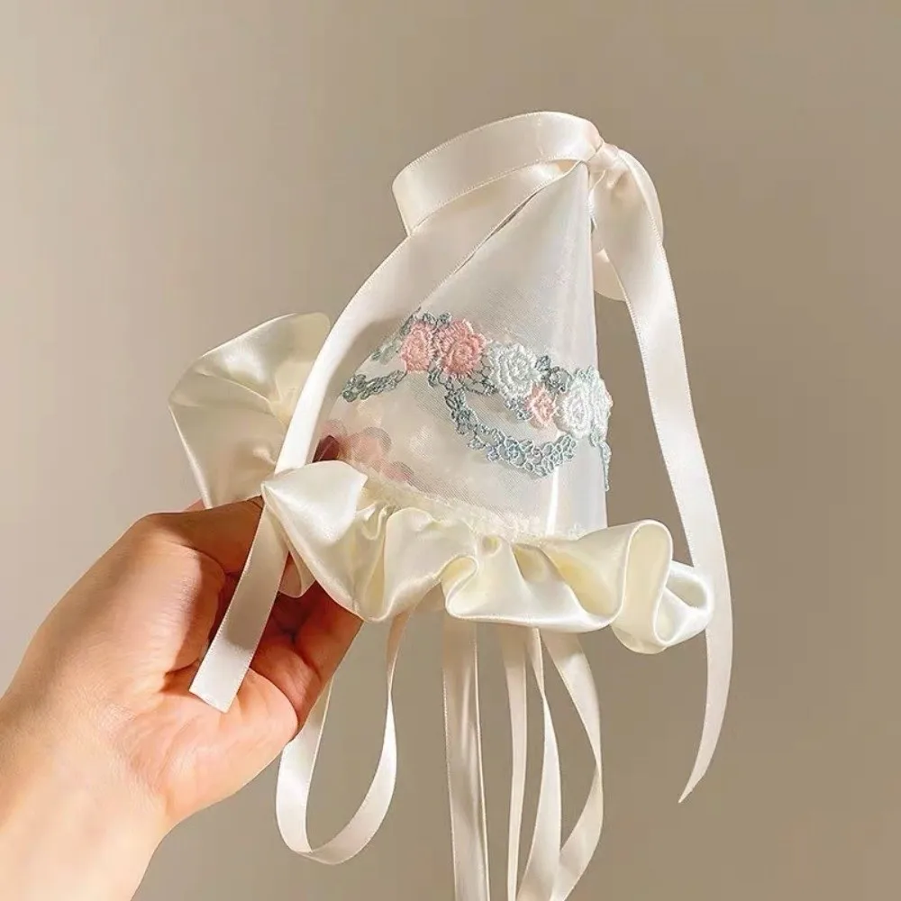 กิ๊บติดผมรูปหมวกวันเกิดแบบตาข่ - Embroidery Knot บทวิจารณ์และราคา