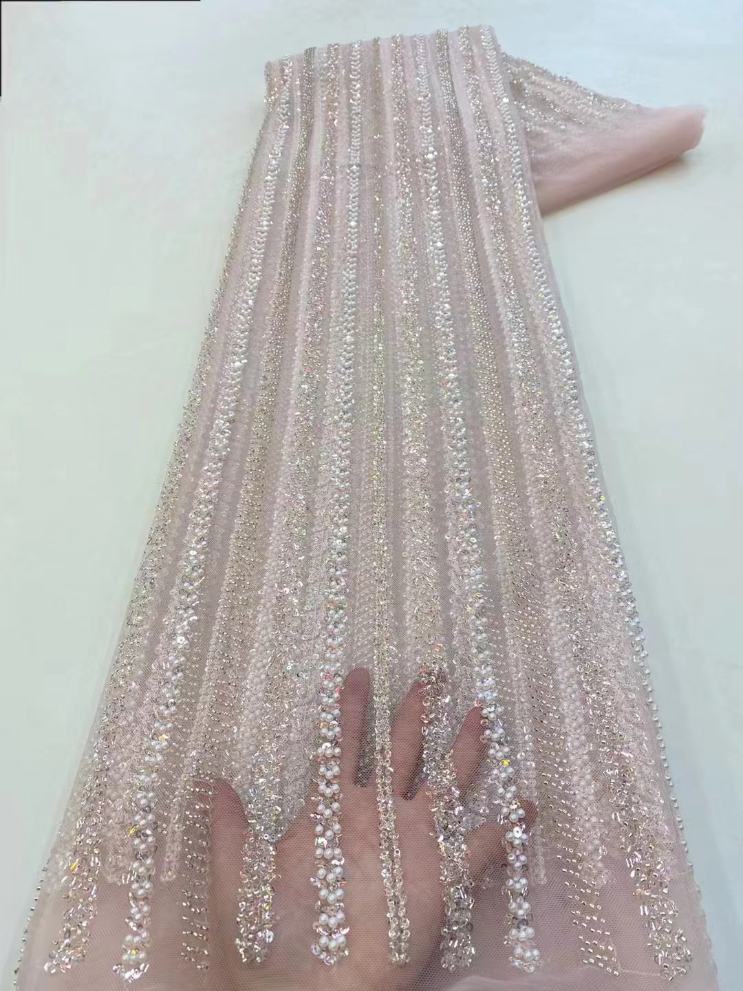 ผ้าลูกไม้ทูลล์คุณภาพสูงจากแอฟร - Embroidery Gradient บทวิจารณ์และราคา