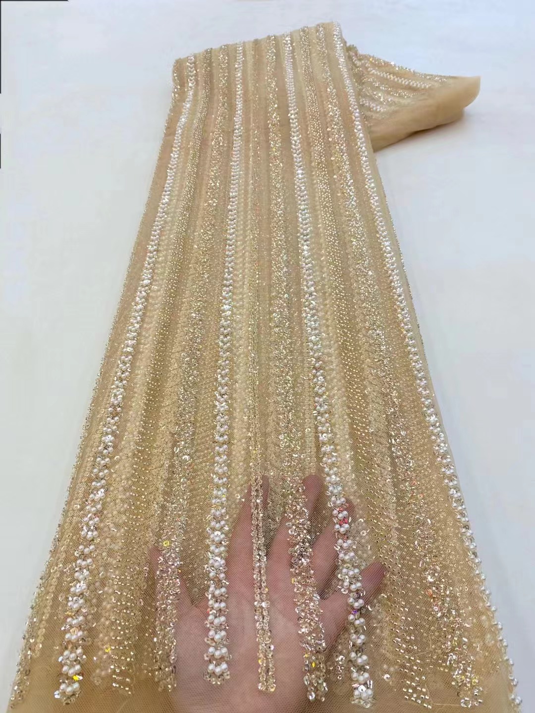 ผ้าลูกไม้ทูลล์คุณภาพสูงจากแอฟร - Embroidery Gradient บทวิจารณ์และราคา