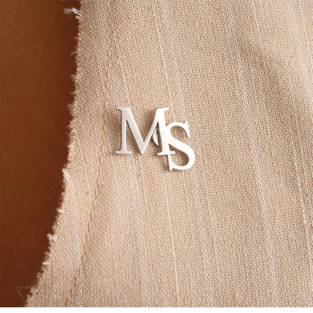 CUSTOM เริ่มต้นเข็มกลัดสําหรับ - Embroidery Initials บทวิจารณ์และราคา