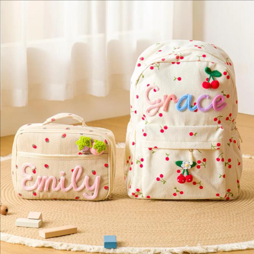 CUSTOM กระเป๋าเป้สะพายหลังน่าร - Embroidery Name Designs บทวิจารณ์และราคา