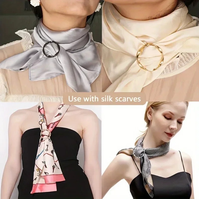 คลิปหนีบโลหะทรงกลมแฟชั่น 5 ชิ้ - Embroidery Knot บทวิจารณ์และราคา