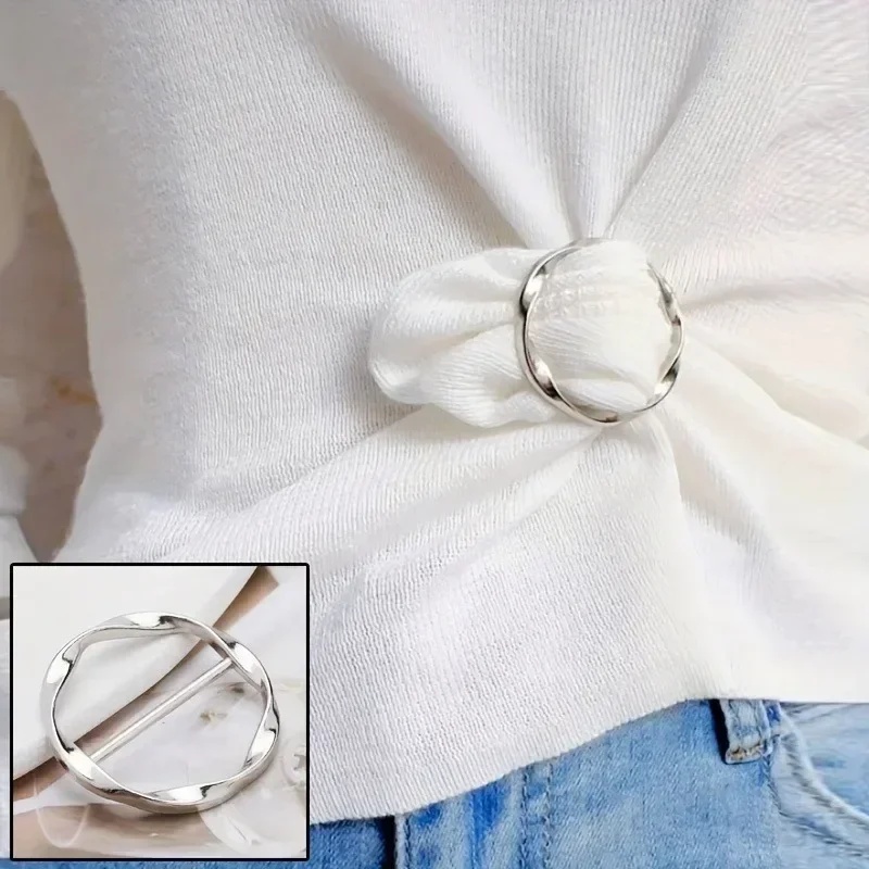 คลิปหนีบโลหะทรงกลมแฟชั่น 5 ชิ้ - Embroidery Knot บทวิจารณ์และราคา